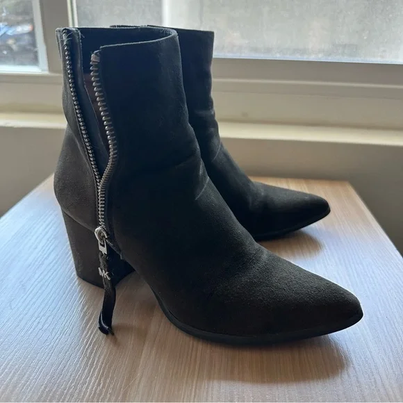Michael Kors black suede leather boots - Picture 6 of 7